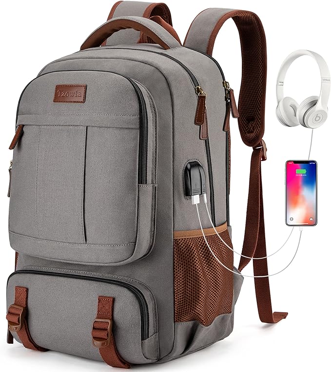 Tzowla Canvas Laptop Backpack, Bag by Tzowla