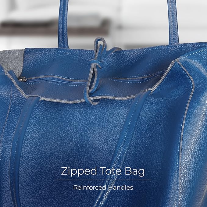 Italian Calf Leather Tote for Women - Image 3