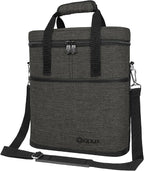 opux 3 Bottle Wine Carrier Tote, Insulated Leakproof Wine Cooler Bag, Wine by OPUX