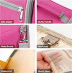 Extra Large Toiletry Bag for Women and Men, 6 Organizer Compartments, Holds - Image 7