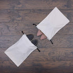 ZENPAC Travel Shoe Bag, Washable Breathable Cotton Fabric - Image 3