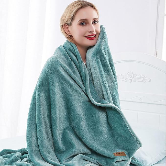 Surii Home Luxury Microfiber Flannel Blanket, Super Soft, and Breathable - Image 4