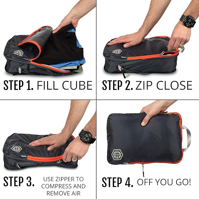 Compression Packing Cubes Set for Travel - Image 8