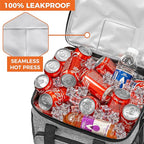OPUX Soft Cooler Bag, Insulated Collapsible Lunch Cooler Tote - Image 7