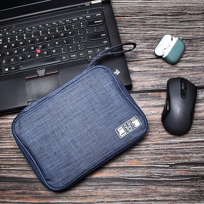SELLYFELLY Travel Electronics Organizer Portable Cable Organizer Bag - Image 6
