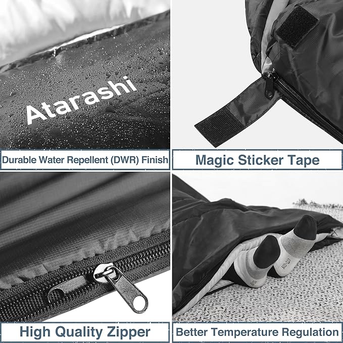 Atarashi Camping Sleeping Bag- 4 Seasons - Image 4