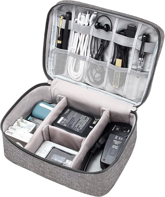 VOCUS Electronics Organizer Travel Cable Organizer Bag - Image 2
