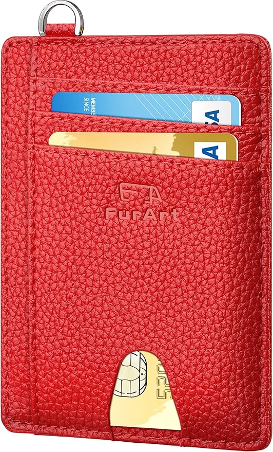 FurArt Slim Minimalist Wallet, Front Pocket Wallets, RFID Blocking, Credit Card by FurArt