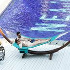 Lazy Daze Hammocks 11 FT Double Outside Hammock Quick Dry Olefin Fabric Hammock - Image 8