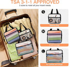 XEWEA Large Small Clear Travel Toiletry Bags - Image 4