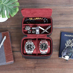 ROTHWELL 2 Watch Travel Case Storage Organizer - Image 5
