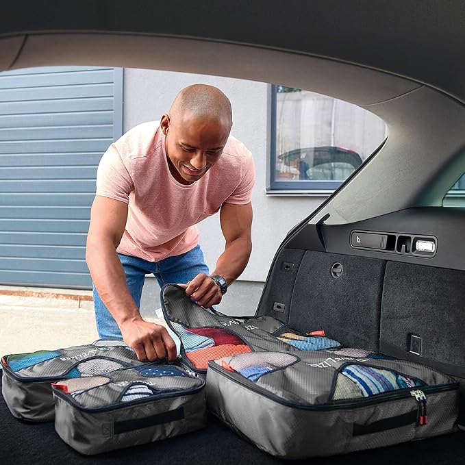 Travel Packing Cubes 5 pcs Luggage Organizer Set - Image 5
