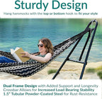 Sunnydaze Universal Double Hammock Stand Only - Image 3
