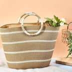 Beach Bags for Women Straw Tote Bag Summer Beach Bag Large Woven Straw Tote for - Image 8