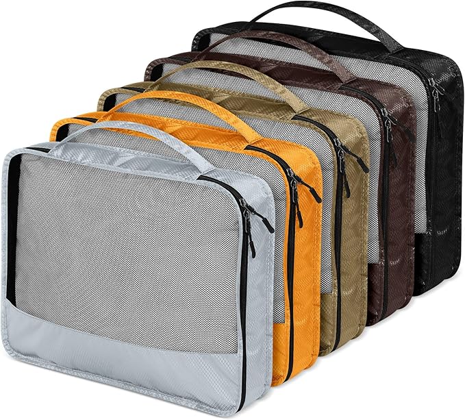 5 Pcs Packing Cubes for Suitcase Large Travel Cubes Carry on Luggage Organizer - Image 5