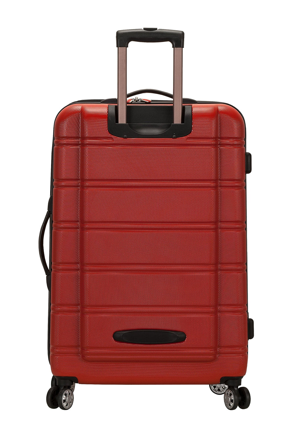 Melbourne Hardside Expandable Spinner Wheel Luggage (Red / Checked Large 28")