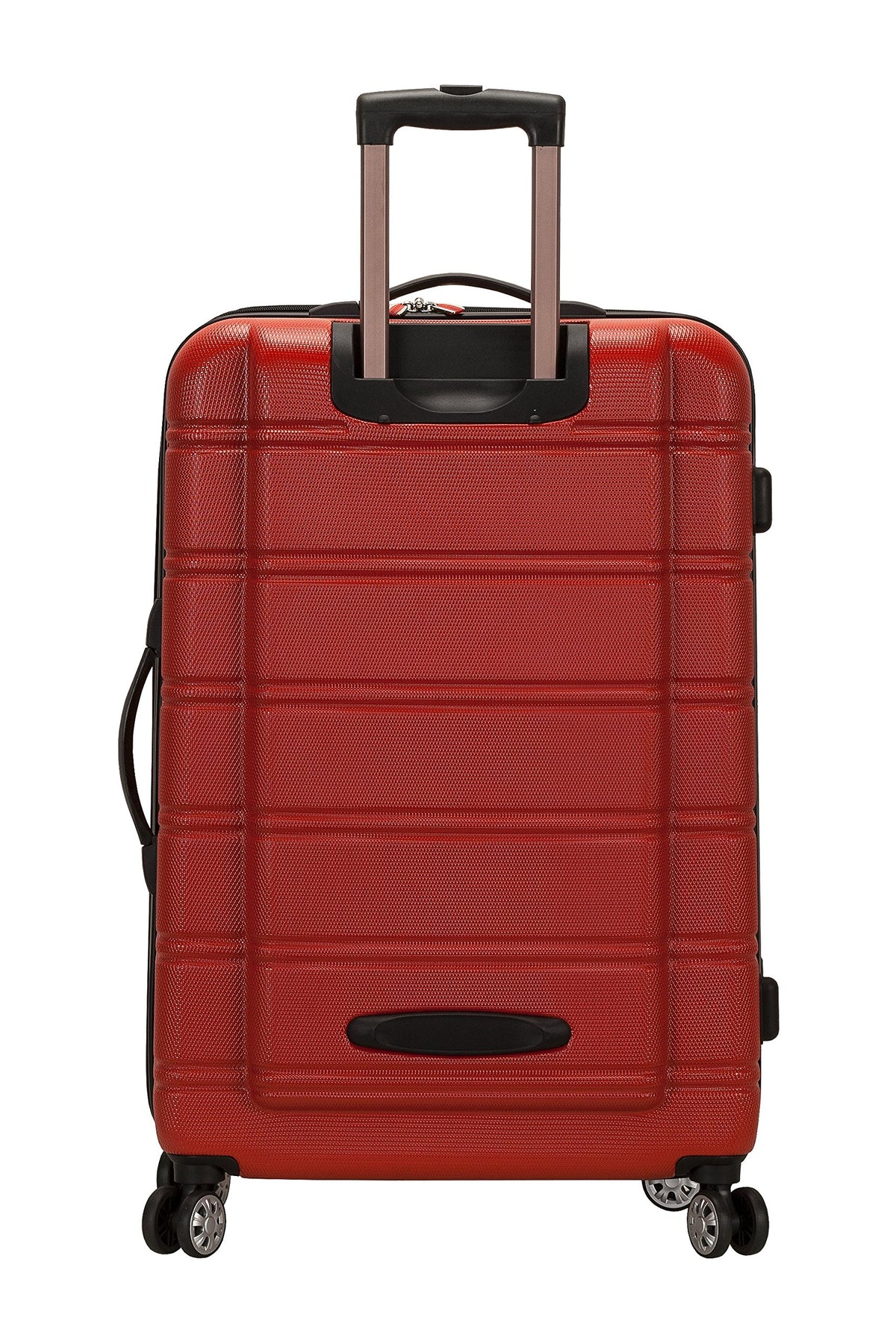 Melbourne Hardside Expandable Spinner Wheel Luggage (Red / Checked Large 28")