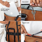 Sherpani Tempest, Anti Theft Convertible Backpack Tote, 14L Travel Backpack - Image 4