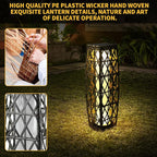 Solar Powered Outdoor Floor, 2 Piece Outdoor Floor Lamps, Solar Lanterns - Image 4