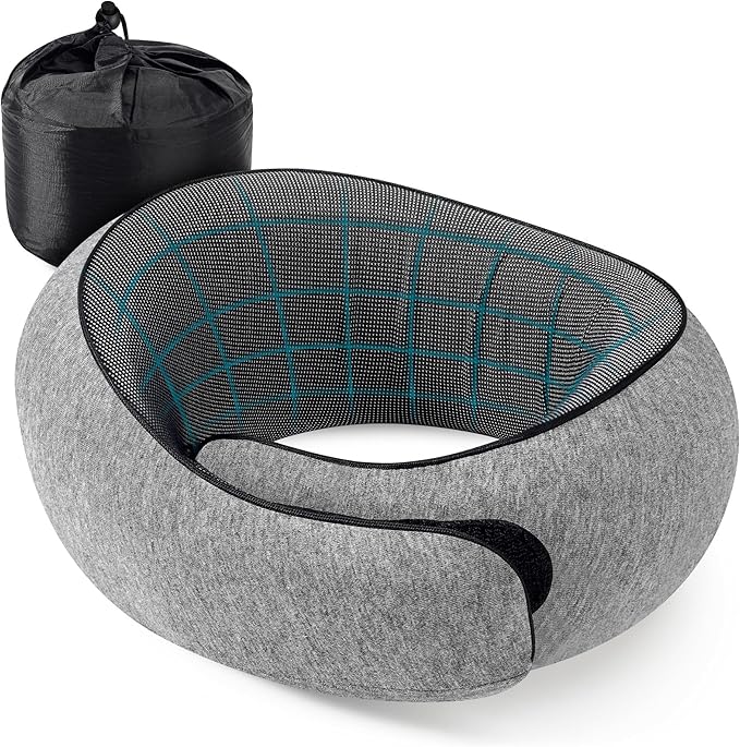 Travel Pillows for Airplanes, Neck Pillow for Traveling Using Memory Foam by CHIZEKOO