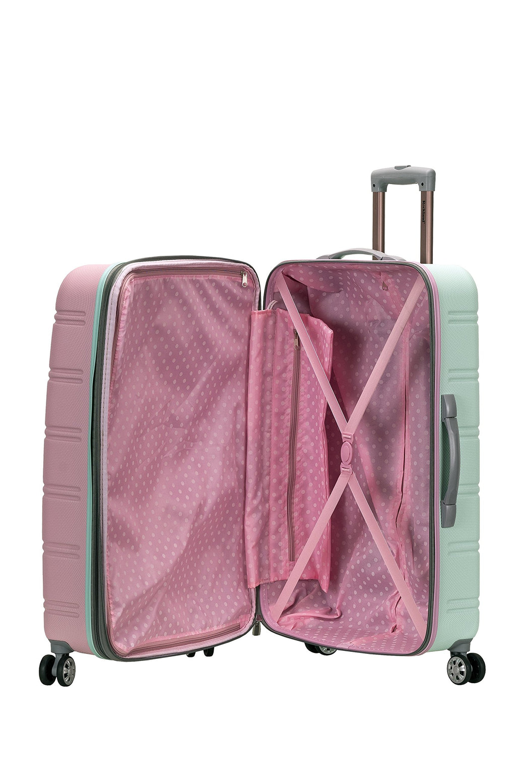 Melbourne Hardside Expandable Spinner Wheel Luggage (Mint / Checked Large 28")