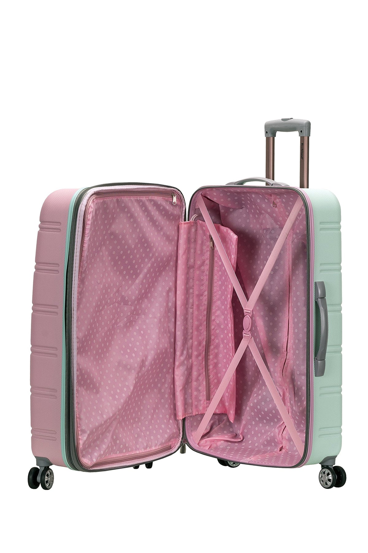 Melbourne Hardside Expandable Spinner Wheel Luggage (Mint / Checked Large 28")