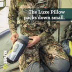 Klymit Luxe Travel Pillow, Lightweight Inflatable Hybrid Airplane, Backpacking - Image 5