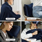 Bedsure Travel Blanket Airplane Compact - Image 5