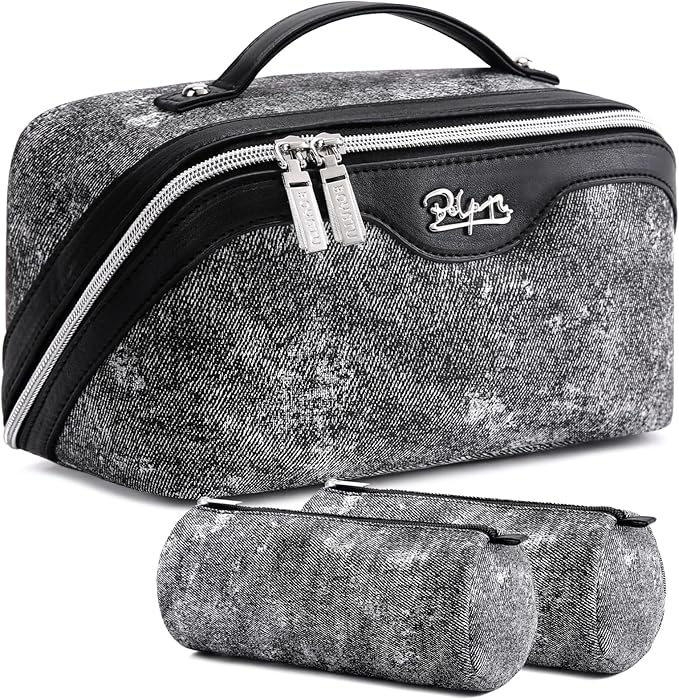Travel Makeup Bag Cosmetic Bags by BOYATU