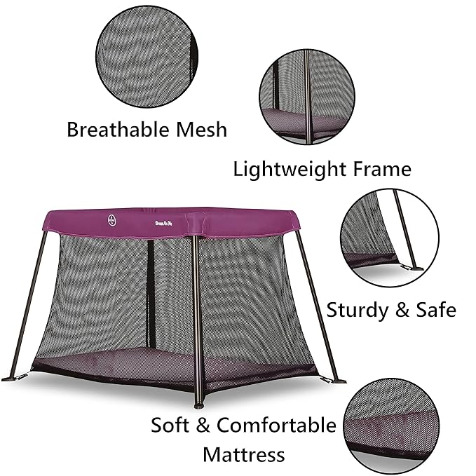Dream On Me Travel Light Playard | Award-Winning Portable Baby Play Yard & - Image 4