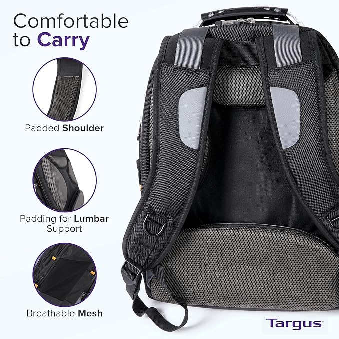Targus Drifter II Laptop Backpack, Durable Water-Resistant Material, Fits up to - Image 3