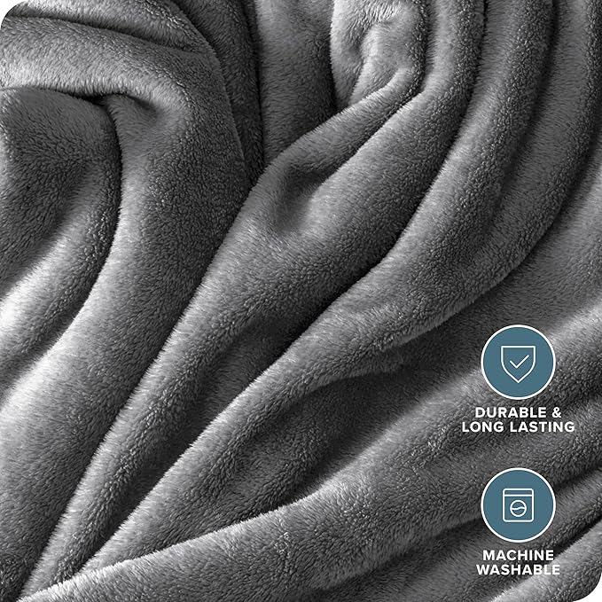 Bare Home Fleece Blanket - Image 5