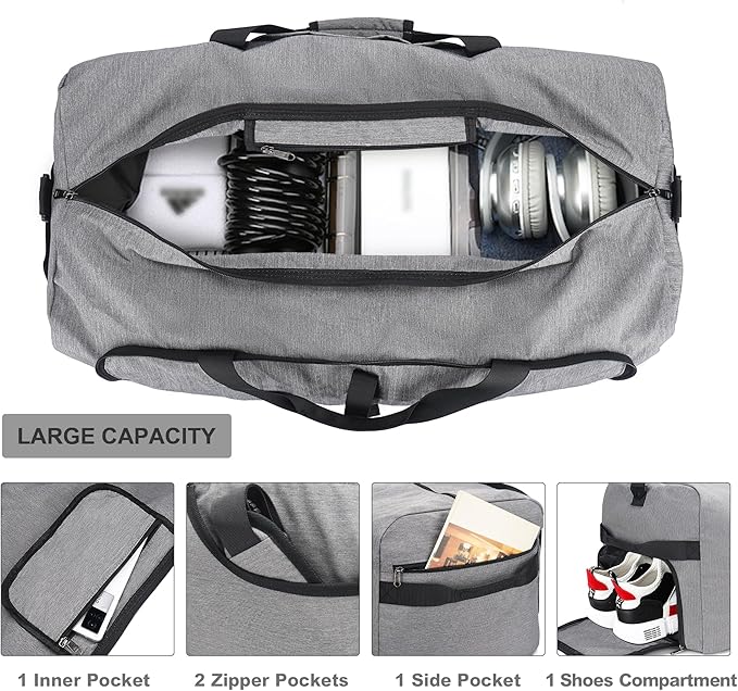 150L Duffle Bag for Travel, Extra Large Foldable Waterproof Travel Duffel Bags - Image 4