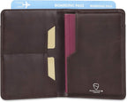 Vaultskin Leather Passport Holder, Slim RFID Blocking Travel Wallet - Image 2