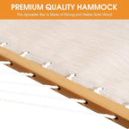 Lazy Daze Hammocks 11 FT Double Outside Hammock Quick Dry Olefin Fabric Hammock - Image 5