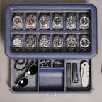 ROTHWELL 12 Slot Leather Watch Box - Image 8