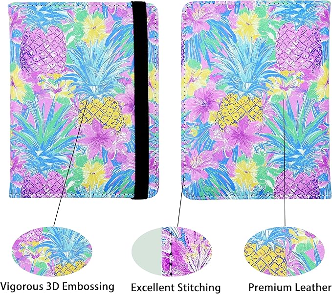 Tropical Pineapple Passport Holder - Image 2