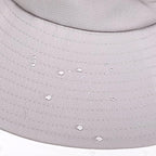 Womens Summer Sun Hat Beach Hat Wide Brim Outdoor UV Protection Hat Foldable - Image 9