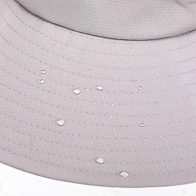 Womens Summer Sun Hat Beach Hat Wide Brim Outdoor UV Protection Hat Foldable - Image 9
