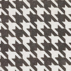 Household Essentials Fabric Storage Bins 6 Piece Set, Houndstooth White and - Image 5