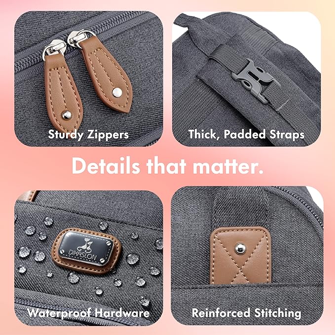 Dikaslon Diaper Bag Backpack - Image 5