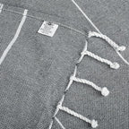 HILLFAIR Cotton Turkish Beach Towels, Quick Dry Lightweight Sand Free Peshtemal - Image 8