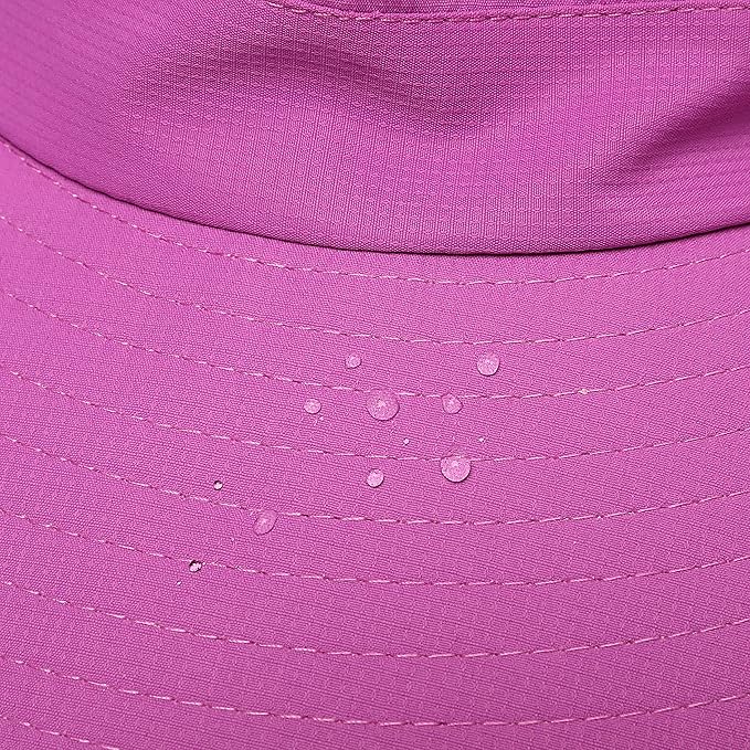 Womens Summer Sun Hat Beach Hat Wide Brim Outdoor UV Protection Hat Foldable - Image 9