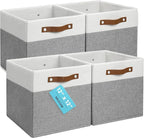 OrganiHaus 12x12 Fabric Storage Bins by OrganiHaus