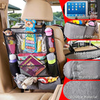 Helteko Backseat Car Organizer, Kick Mats Back Seat Protector - Image 4
