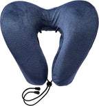 Lewis N. Clark Contoured Memory Foam Hexform Travel Cervical Neck Pillow by LewisNClark