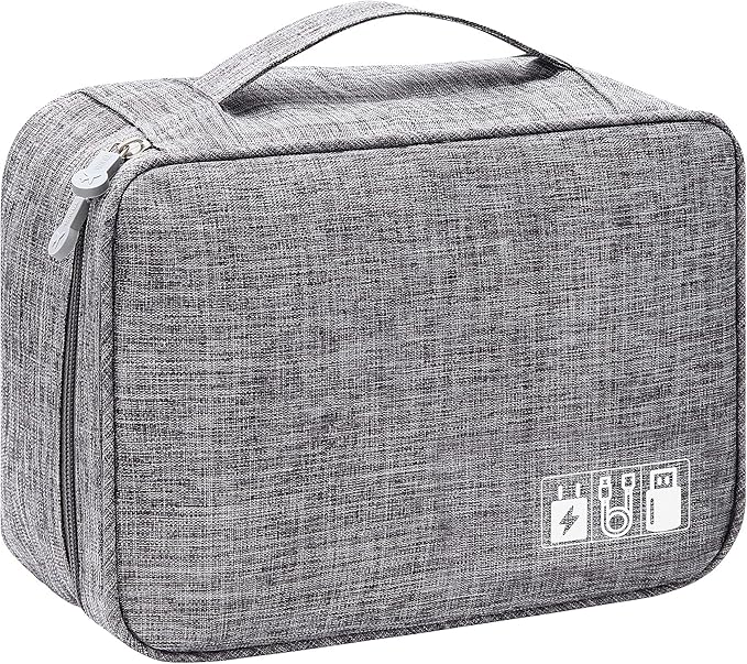 VOCUS Electronics Organizer Travel Cable Organizer Bag by VOCUS