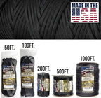 TOUGH-GRID 750 Paracord Rope Nylon Parachute Cord, Made in USA Survival Kit - Image 2