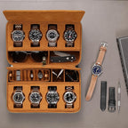 ROTHWELL 8 Watch Travel Case Storage Organizer - Image 2