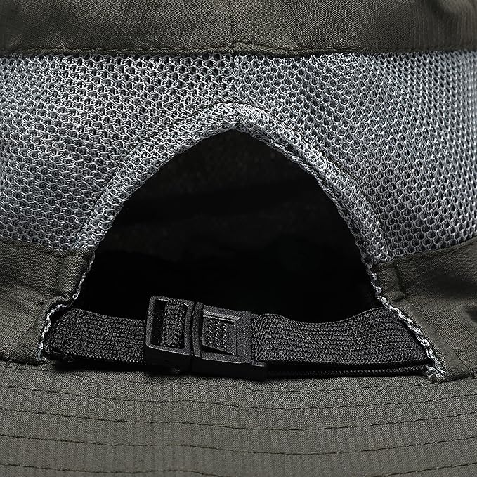Womens Summer Sun Hat Beach Hat Wide Brim Outdoor UV Protection Hat Foldable - Image 8